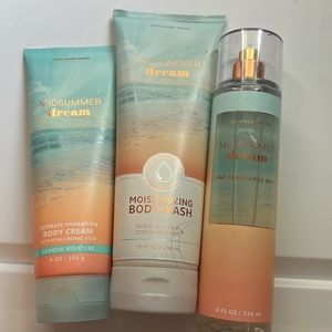 Bath and Bodyworks Midsummer dream set